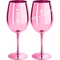 Moet Chandon 모엣샹동 유리 샴페인 잔 x 2개 로즈