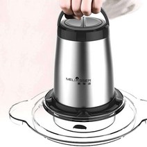 분쇄기 다지기 민찌기계 민서기 민찌기 야채 고기, 2세대스테인리스대용량더블나이프더블볼400w