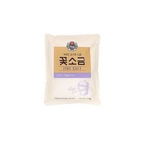 백설 꽃소금, 3개, 1kg