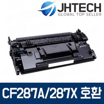 HP CF287A 토너 M501DN M501N M577 M506 M506N M527, 1Ea, HP M527f 토너 CF287X 대용량 최신칩 완벽호환