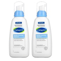 Cetaphil - Face Wach 세타필 젠틀 포밍 클렌저 클렌징폼 236ml 2팩