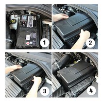 호환용 본넷 방진 패드 방음 배터리 커버 보온 파사트 B8 2015-On 자동차 엔진 커버 시트 Ateca 2016-On 티구안 2017-On 보호 쉘 부드러운 가장자리