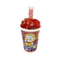 맛있는 빨대 젤리 불어라 컵피리 콜라향 40g 4개