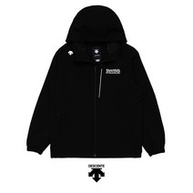 데상트_ 데상트 스프링캠프 후드형 우븐 자켓 SO123IJK11BLK