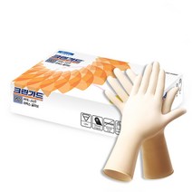 유한킴벌리 크린가드 G10 소프트 식품용 라텍스장갑 L M S 100매, S 소형, 소(S)