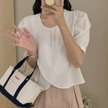 코코블랑 / 튤립라인 시어 블라우스