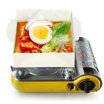 쿡인페이퍼 1인용 접이식 종이 냄비 600cc 4P 세트, 1개