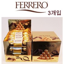 매일유업 페레로로쉐 T3 3개입 37.5g 이탈리아 고급 초콜릿 선물, 1개, 20g