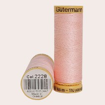 독일 Gutermann 면사 100 재봉사 바느질실 퀼트실 손바늘 실, 2228