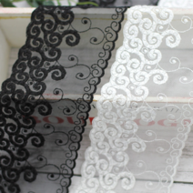 총각원단) TR레이스] 11.5cm 세련된플로랄 2color(98274) c2, 백아이보리