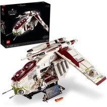 레고 스타워즈 공화국 건쉽 75309 UCS 디스플레이 모델 키트, Frustration-Free Packaging