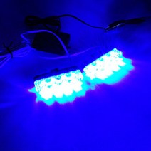 스트로브경광등 WTS-최고의 품질 2x3 Led 스트로브 구급차 경찰 조명 DC 12V 자동차 오토바이 깜박이 소방, 02 빨간