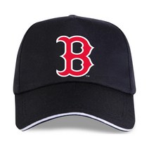 New 2021 Mbl Majestic Athletic Mens 레드 삭스 네이비 블루 사이즈 S 야구 모자 코튼 남성 여름 패션 유로, [01] P-Black
