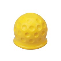가로바 트레일러 볼 캡 자동차 보호대 토우 바 커버 캐러밴 견인 히치 50mm, 04 yellow, 1개