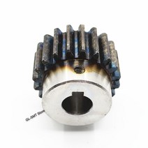 웜기어 베벨기어 톱니바퀴 1Pcs 담금질 5 모듈 평 기어 모터 M 17T30T 45 기계식 변속기 키 웨이 보어 10mm, 03 1.5M 24T_02 10mm(4x1.8mm)