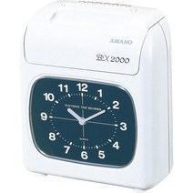 아마노 타임카드 타임레코더 화이트 BX2000, 1개, 상품명참조