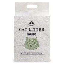 6L 고양이 배변 두부 플러시 화장실 빨리 용해 식물 원료 다양한 향수, 무향, Green tea