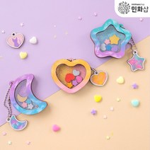 민화 하트 쉐이커 만들기 세트 6종 단체미술 그리기활동 만들기활동 방과후수업 만들기재료, 02_나무쉐이커_별