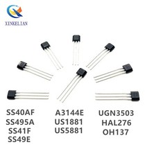 10 Buah SS40AF SS41F SS495A SS49E OH41F SS495A1 센서 홀 SS40 SS41 SS495 SS49 A3144E U18 US1881 AH35, 09 US5881