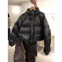 여성 여자 다운 숏패딩 경량 패딩 조끼 자켓 여성위한 동대문 짧은 운 재킷 2022