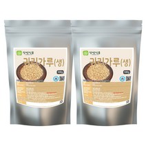 [장명식품] 생 귀리가루 분말 오트밀, 2개, 500g