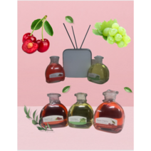 향이 강력한 상업용 디퓨저 블랙체리 코튼켄디 청포도 100ml 6평 화장실 1달사용, 1개