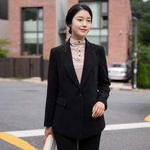 모슬린 여성 엄마옷 베이직 정장자켓 FJK208119 마담/미시옷/중년여성의류/빅사이즈/40대/50대/60대여성옷