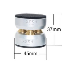 XSSH 오디오파일 쇼크 3 골드 스파이크 댐핑 패드 HIFI 스피커 CD 앰프 알루미늄 절연 피트 2022 년 새로운, 01 223S_02 gift box packing
