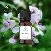 내츄럴샵 아로마 에센셜 오일 로즈제라늄E.O, 10ml
