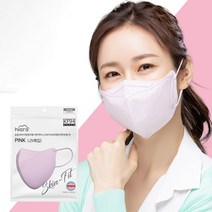 삼흥 얼큰이 새부리형 황사방역 KF94 마스크, 핑크, 40개, 5매입