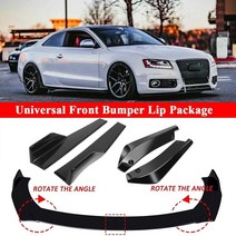 RS7 앞 범퍼 립 스포일러 사이드 리어 바디 키트 아우디 a3 a4 a5 a7 a8 b7 b8 q7 rs5 rs6 rs7 s3 s4 tt 액세서리, 풀 카본 룩