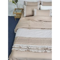 위드베딩 [첼로] 부드러운 촉감 무자극 순수면모달 100% 차렵이불세트 퀸 Q