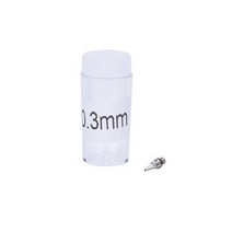 유압천공기0.2mm 0.5mm 에어 브러시 노즐 니들 캡 교체 부품 스프레이 건 분무기 액세서리 워크 액세서리, 02 0.3mm