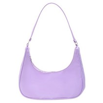 예쁜가방 여대생 순수한 핸드백 Feminina 여성용 대학생숄더백 작은가방 보세가방, A-Purple