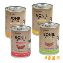 모견 자견 빈혈예방 기력보충 영양 캔간식 4종 2개 약먹일때 근육만들기 통조림 특식