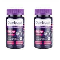 삼부콜 블랙 엘더베리 구미 비타민 C 키즈 Sambucol Black Elderberry Gummies 30정 2개