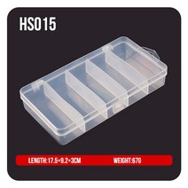 낚시태클박스 에기케이스 낚시소품케이스 TAIYU 낚시 태클 박스 루어 스푼 미끼 후크 액세서리 도구 보관, 02 HS-015 white