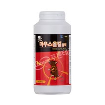 쥐약 강력 마우스올킬블럭500g+먹이통5개, 500g, 1개