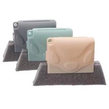 차차미 4P 유리창청소 베란다창문 창틈 청소도구, 램덤4개