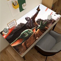 게이밍 의자디즈니 스타 워즈 마스터 베이비 요다 90x40cm 큰 두꺼운 마우스 패드 키보드 노트북 테이블 매, 10 A10_08 LockEdge750x300x2mm