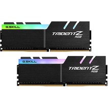 지스킬 G.SKILL Trident Z RGB 시리즈 32GB (2 x 16GB) SDRAM DDR4 4000 듀얼 채널 데스크탑 메모리 (F4-4000C18D-32GTZR)