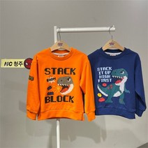 코코리따청주점 NC15 블록놀이 다이노 맨투맨 CEMA221J1