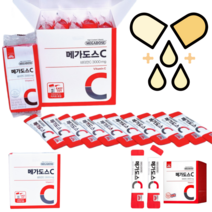 고려은단 메가도스C 비타민C 3000mg x 100포 2박스ew, 300g, 2개