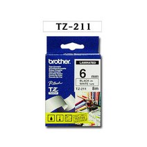 트레이드몰▶브라더 TZ 테이프 TZ-211 6mm 다용도라벨스티커 마스킹 제본 프린터 라벨기◀트레이드몰, ◀트레이드몰▶