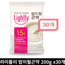 대상 [라이틀리] 밥이될곤약 200g x30개, 1개