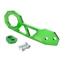 견인고리 자동차견인고리 고강도 후크 범용 알루미늄 합금 자동 후면 범퍼 트레일러 후크 도구 jdm 외부 부품, 초록