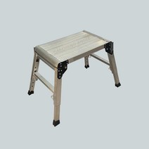 알루랙 신형작업대 도배우마 작업대 고급형우마 발판 사다리 미장, 50x120x120(cm), 1개