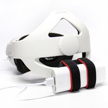 [VR]오큘러스 퀘스트2 보조배터리 충전 홀더 벨트 헤일로 엘리트 스트랩용 악세사리, 1개