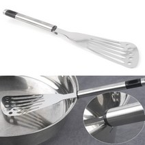 만둥이네 스텐뒤집개 뒤지게 뒤집게 요리뒤집개 부침개뒤집게 주방뒤집개 뒤집기 다용도뒤집개 뒤지개 전뒤집개, 1개