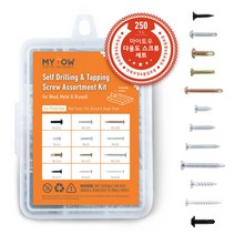 마이토우 셀프 인테리어 나사 피스 스크류 세트 250입